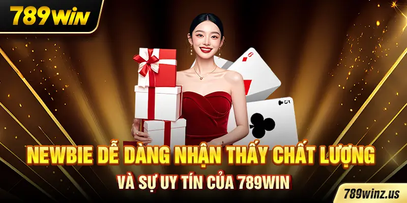 Newbie dễ dàng nhận thấy chất lượng và sự uy tín của 789WIN